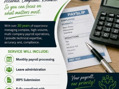 Payroll Services by Jackie Swanepoel