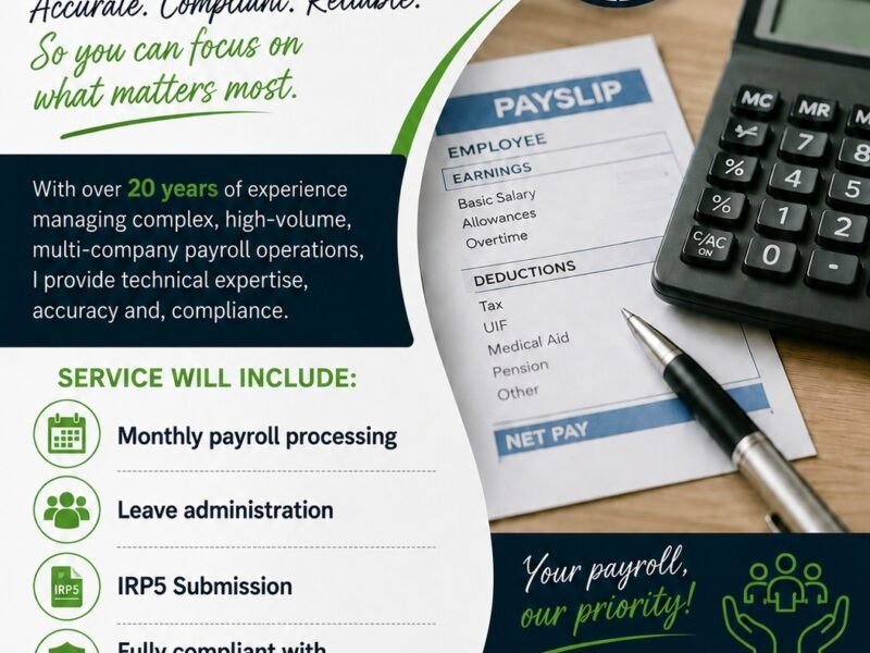 Payroll Services by Jackie Swanepoel