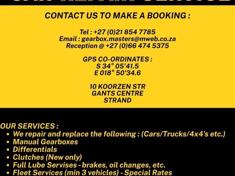 GEARBOX MASTERS