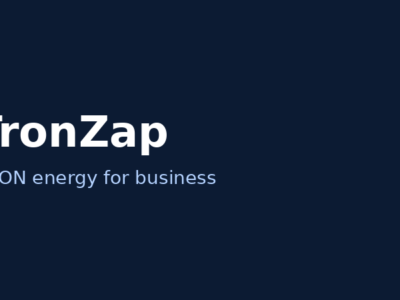 TronZap TRON energy for business